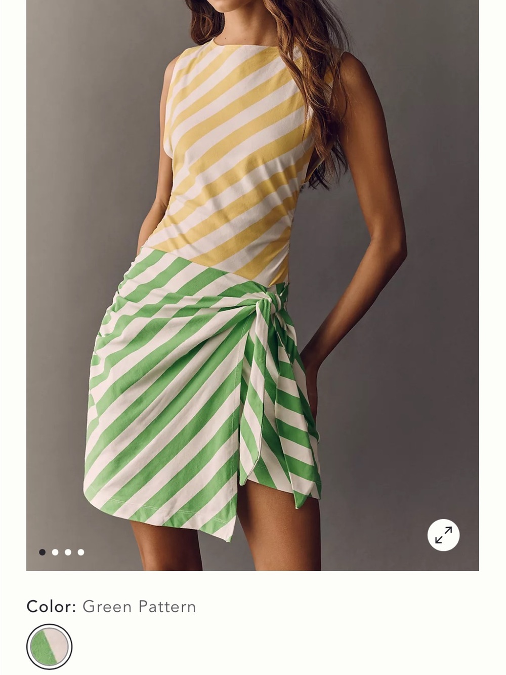 Anthropologie Daily Practice Wrapped Mini Dress